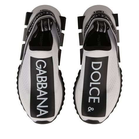 dolce gabbana black trainers|dolce gabbana flannel trainers.